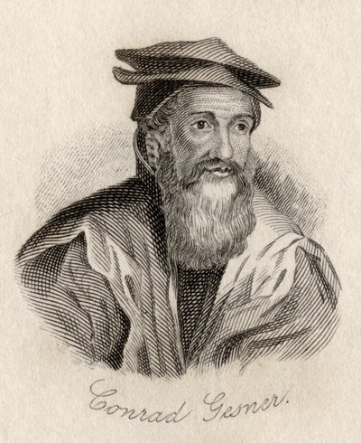 Conrad Gesner by J.W. Cook